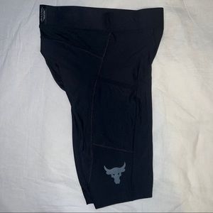 Under Armour Project Rock Long Compression Shorts